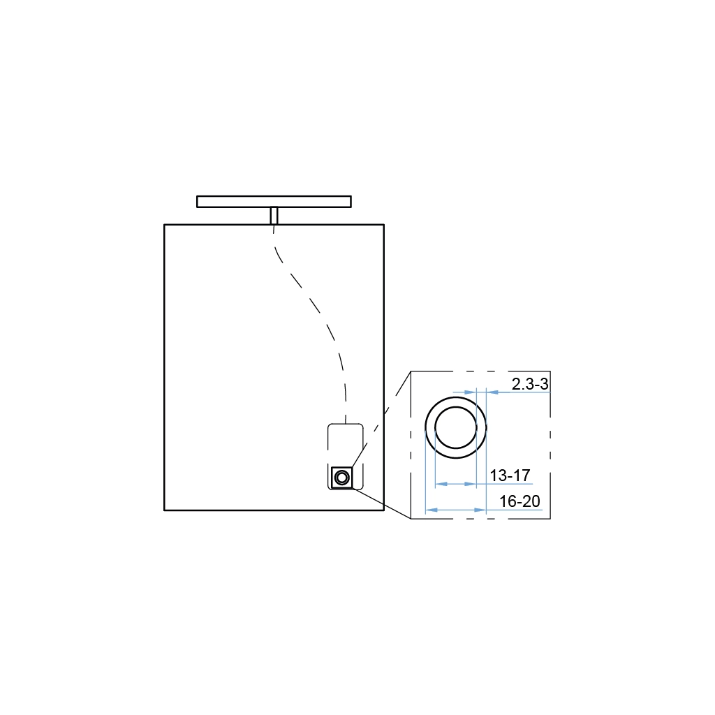 t646 ignition touch switch back mirror 300w 1 