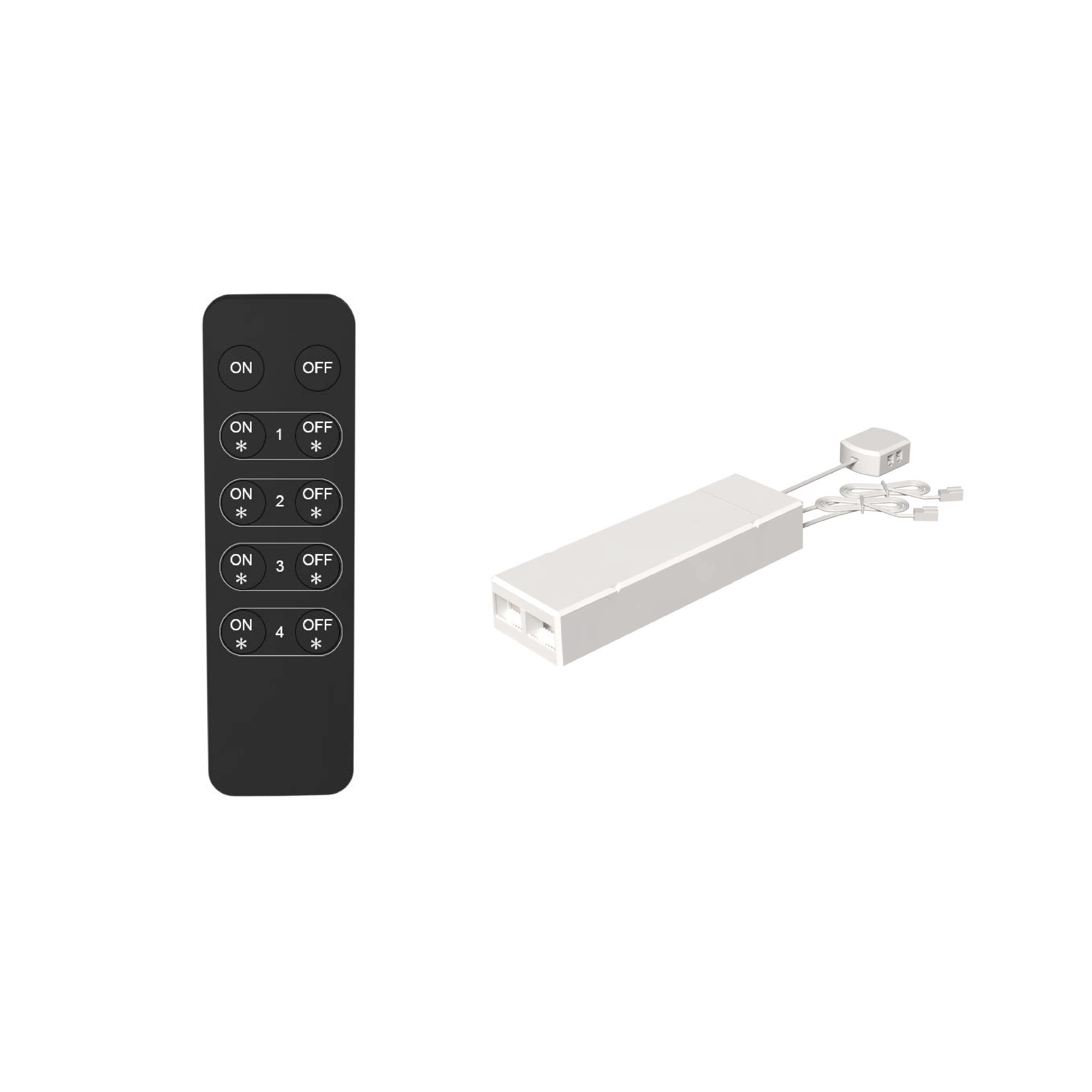 t742 02tel 4 channel control unit wireless dimmer remote control 12v 60w 24v 120w 1 