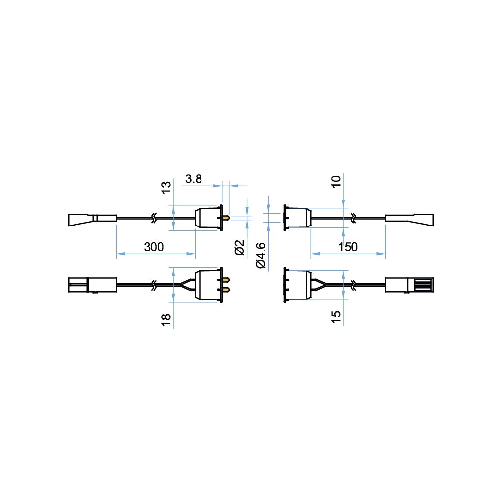 c1305 accensione contatto molla elettrificare anta 12v 36w 24v 72w 1 