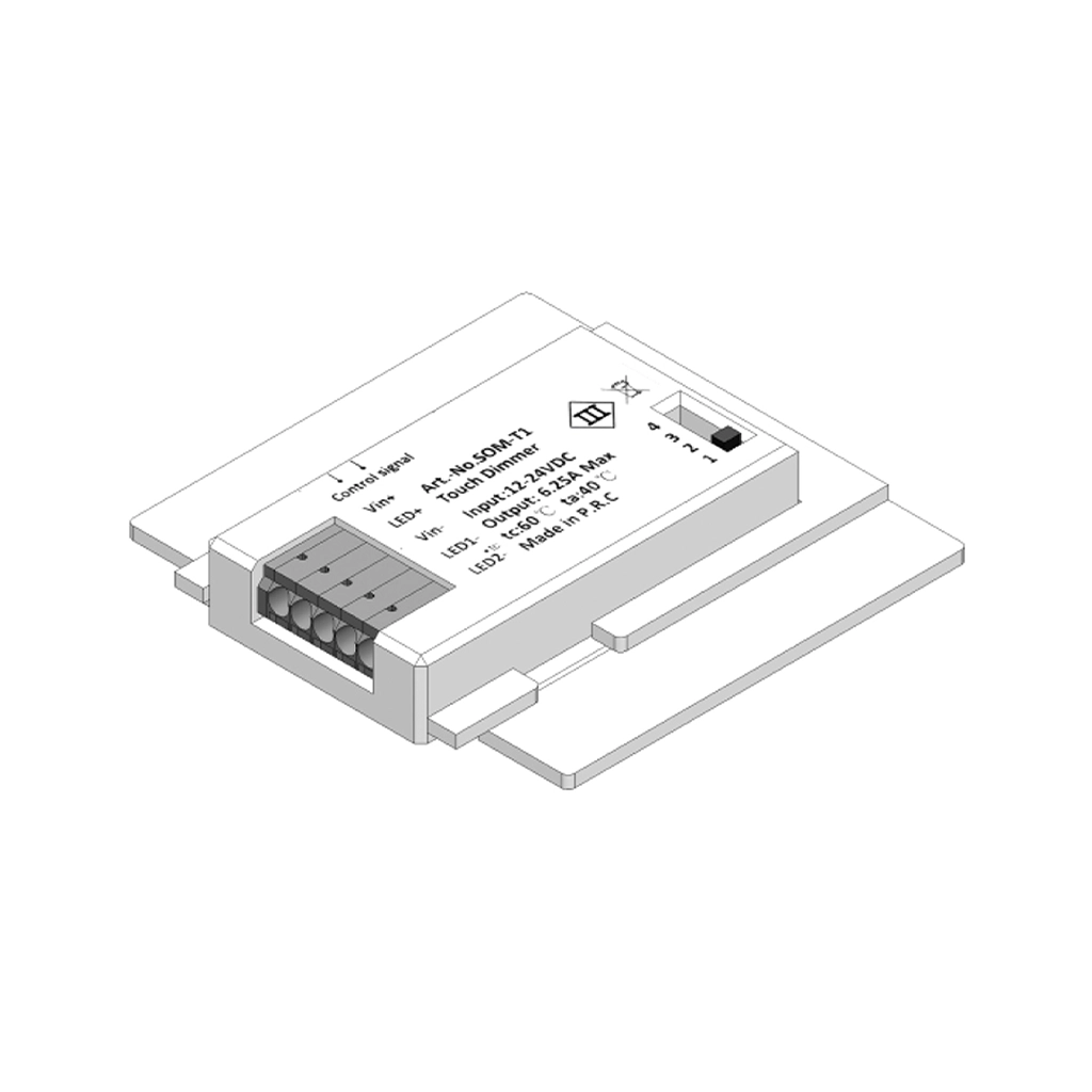t667 1 ba accensione touch dimmer retro specchio bianco dinamico 12v 75w 24v 150w 1 
