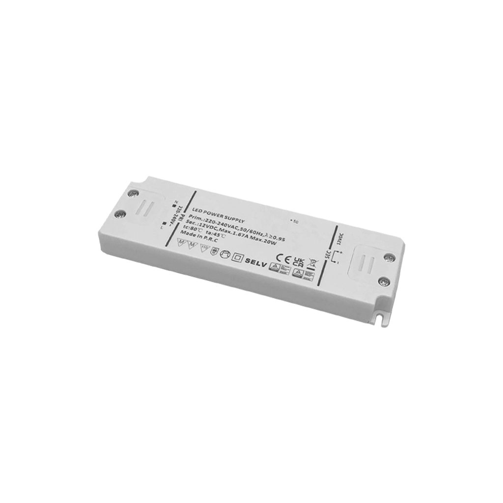 t689 12v20slim t689 24v20slim voltage regulated power supply 20w 12v 24v 1 