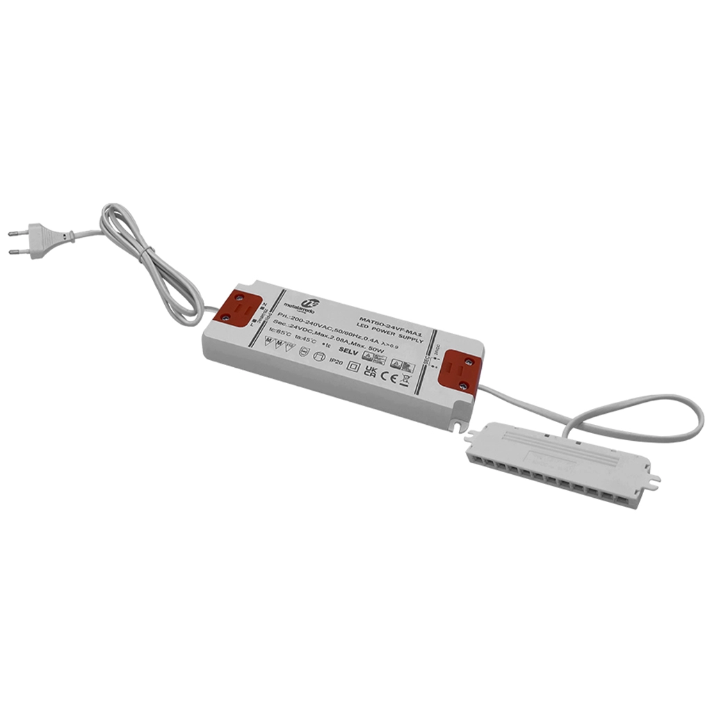 k84led12 50w24vba kit alimentatore cablato spina europea 50w 24v 1 