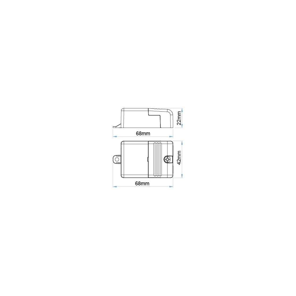 t682 08 alimentatore regolato corrente 8w 350ma 1 