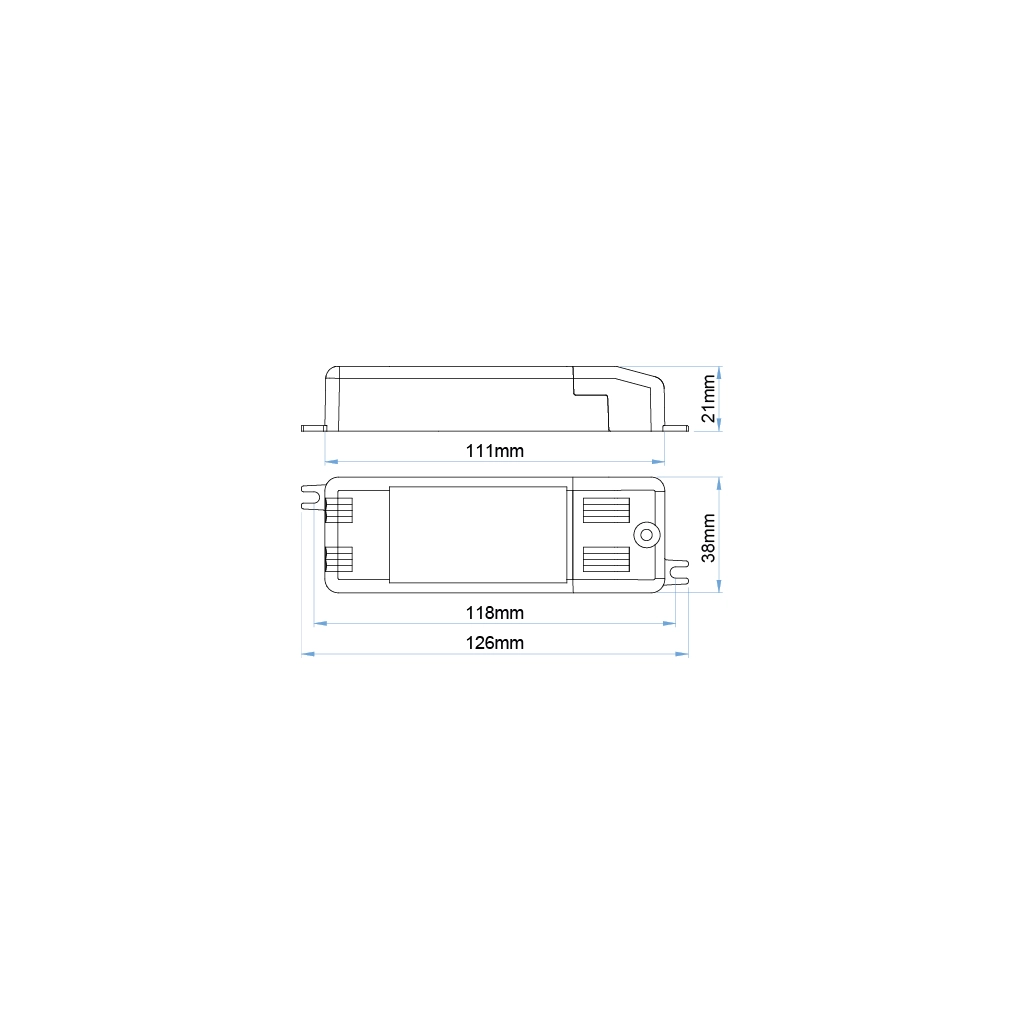 t682 10 alimentatore regolato corrente 10w 5w 350ma 1 