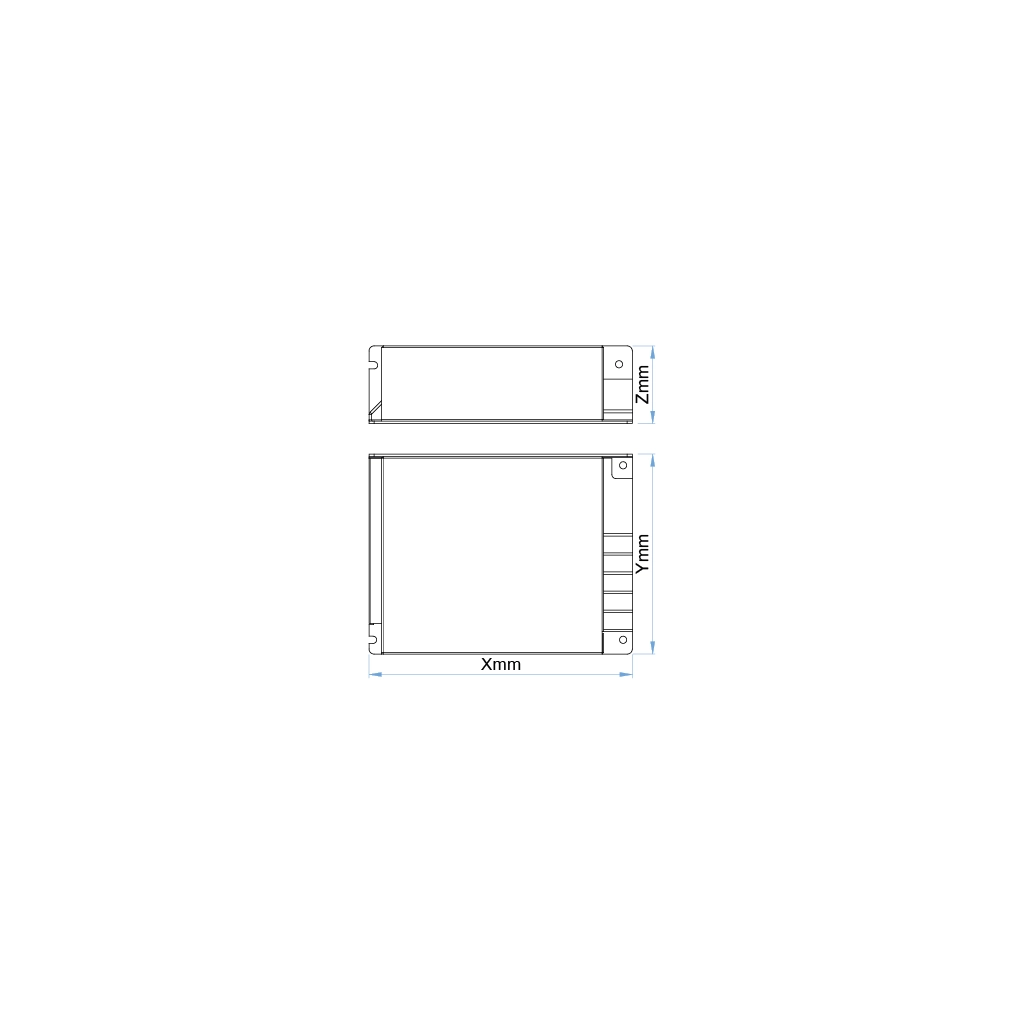 t695 alimentatore regolato tensione 50w 75w 100w 150w 12v 24v 1 