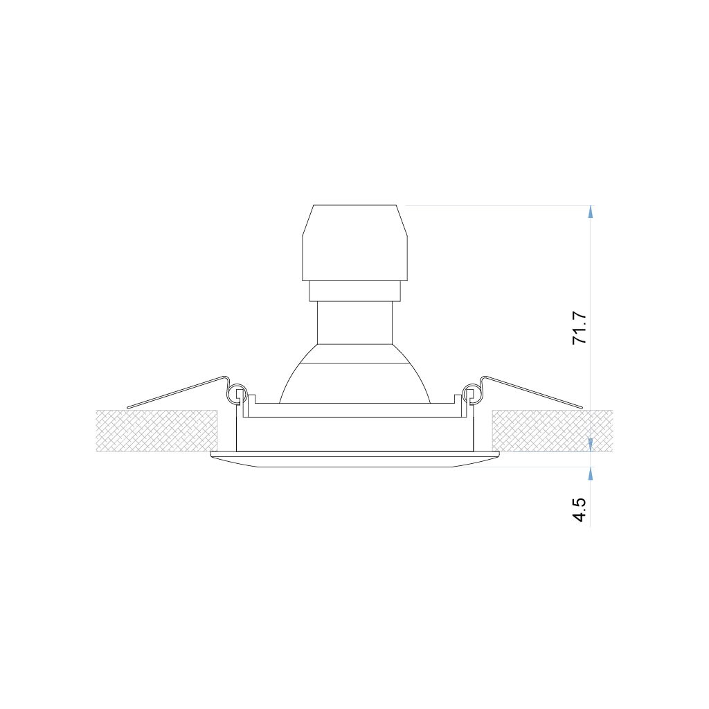 f12 toxor adjustable metal led spotlight 4 6w gu10 1 