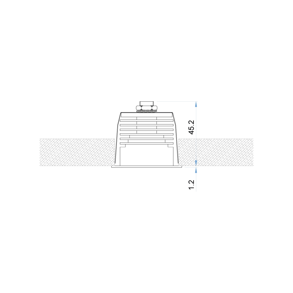 f88 aktis aluminum led spotlight 4w 350ma 1 