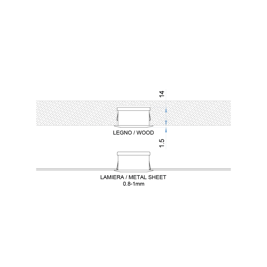 f09 04 thor faretto led acciaio 1w 350ma 1 