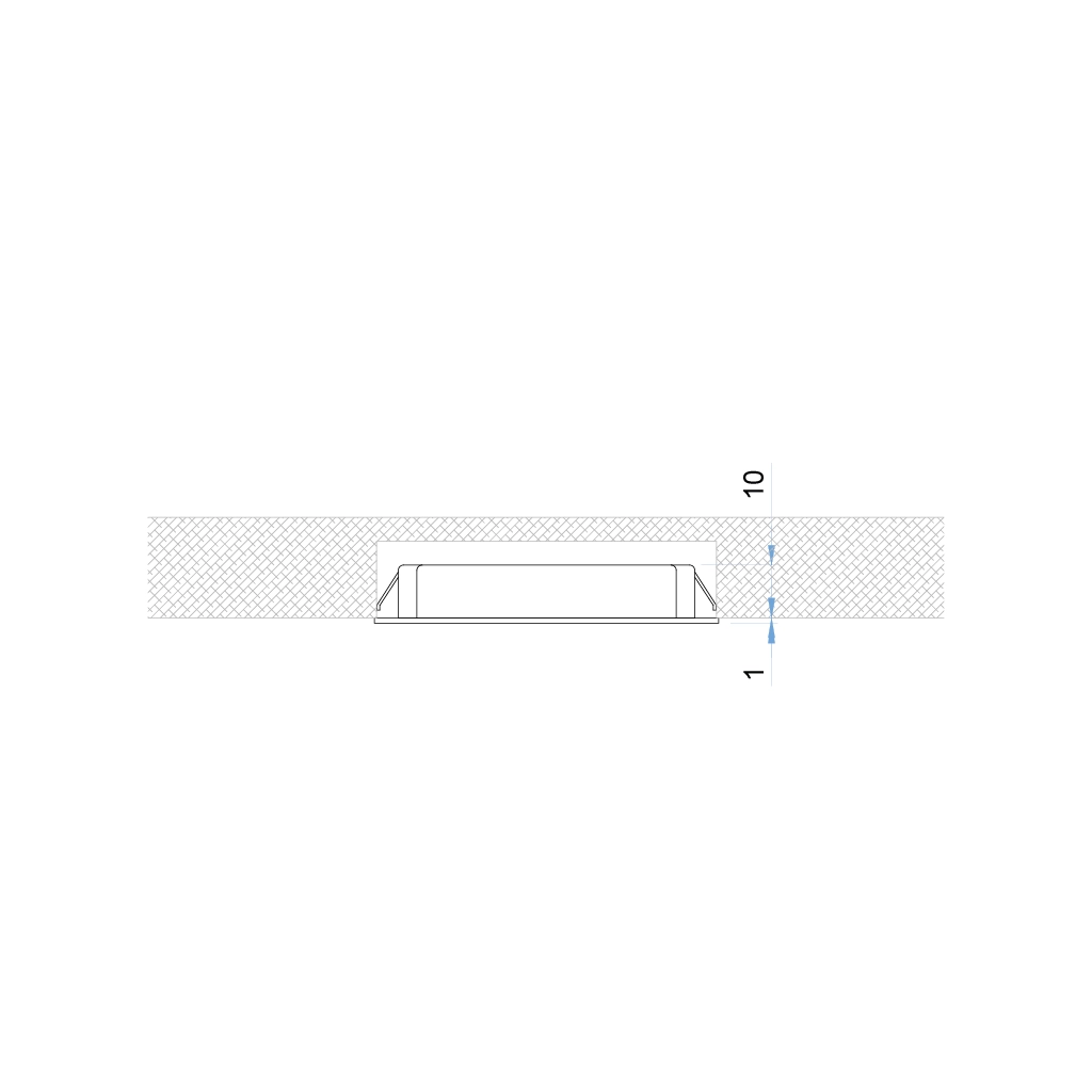 f46 24 tanas faretto led metacrilato opalino ul listed 2w 12v 24v 1 