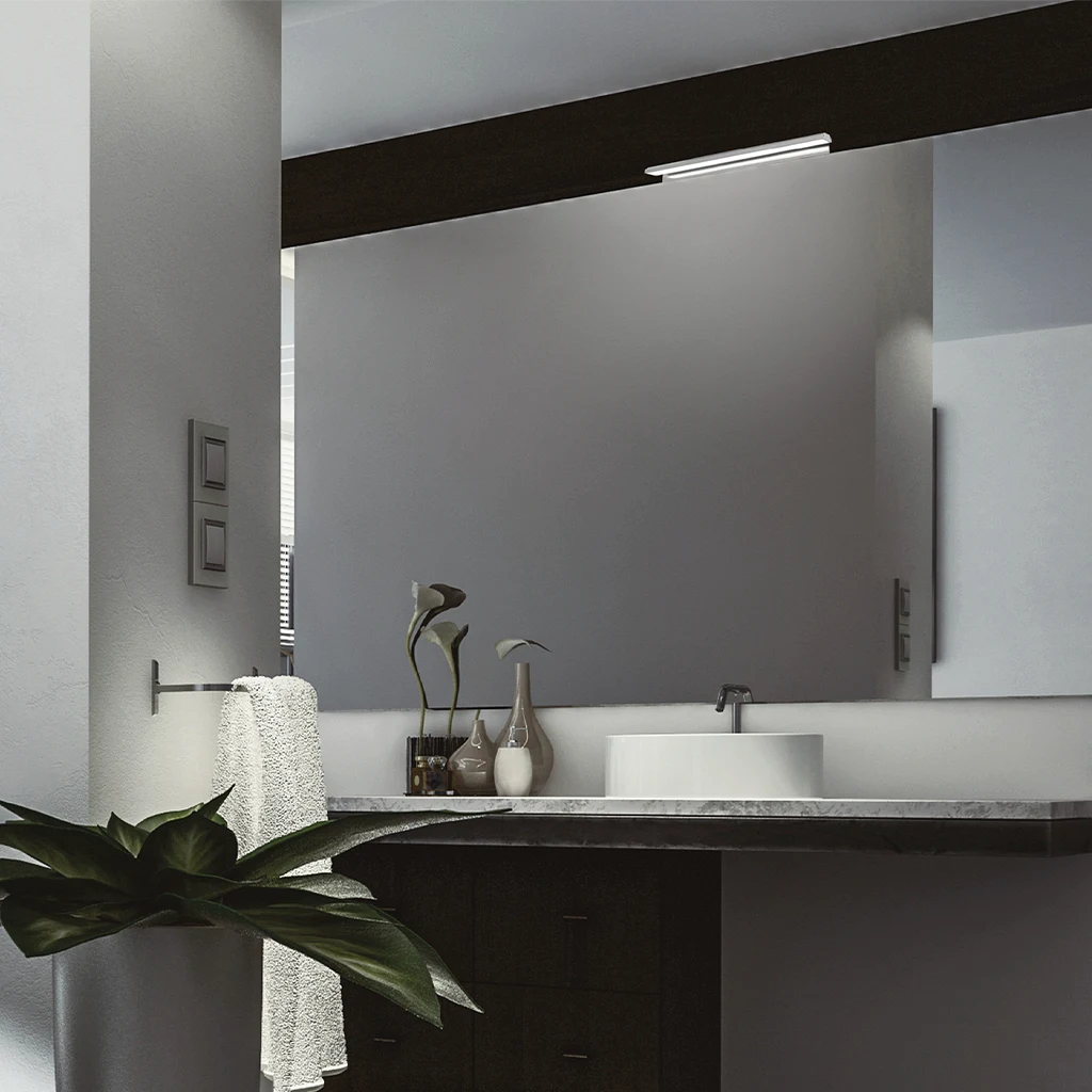 a126k ikara led mirror lamp white glass 12v 1 