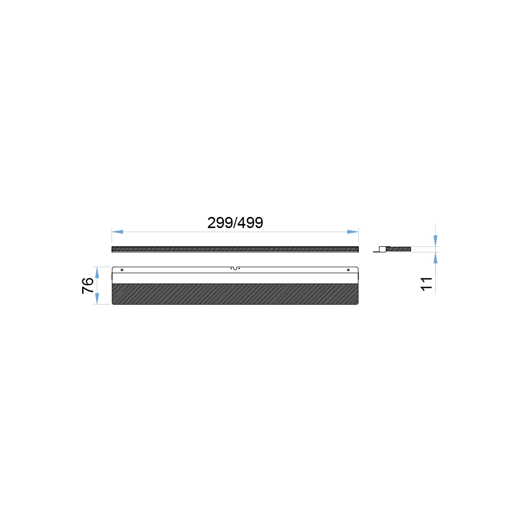 a138k 300 veletta led mirror lamp sandblasted methacrylate 24v 1 