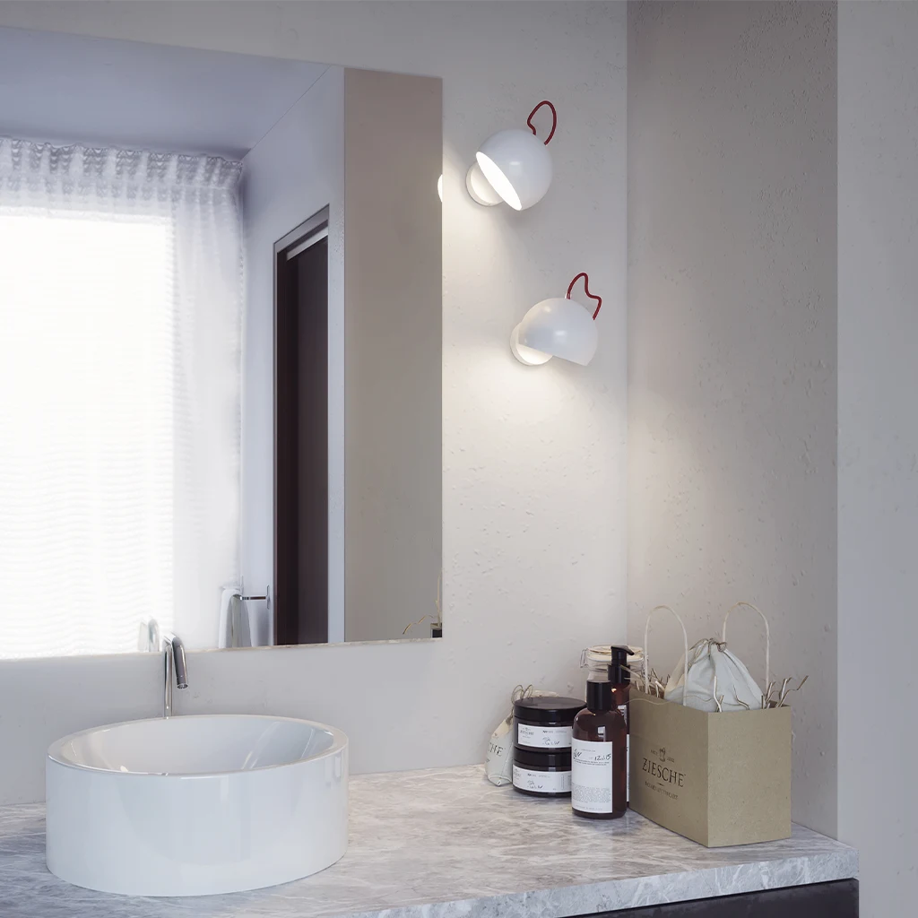 a150 moon metal led wall lamp 230v 1 