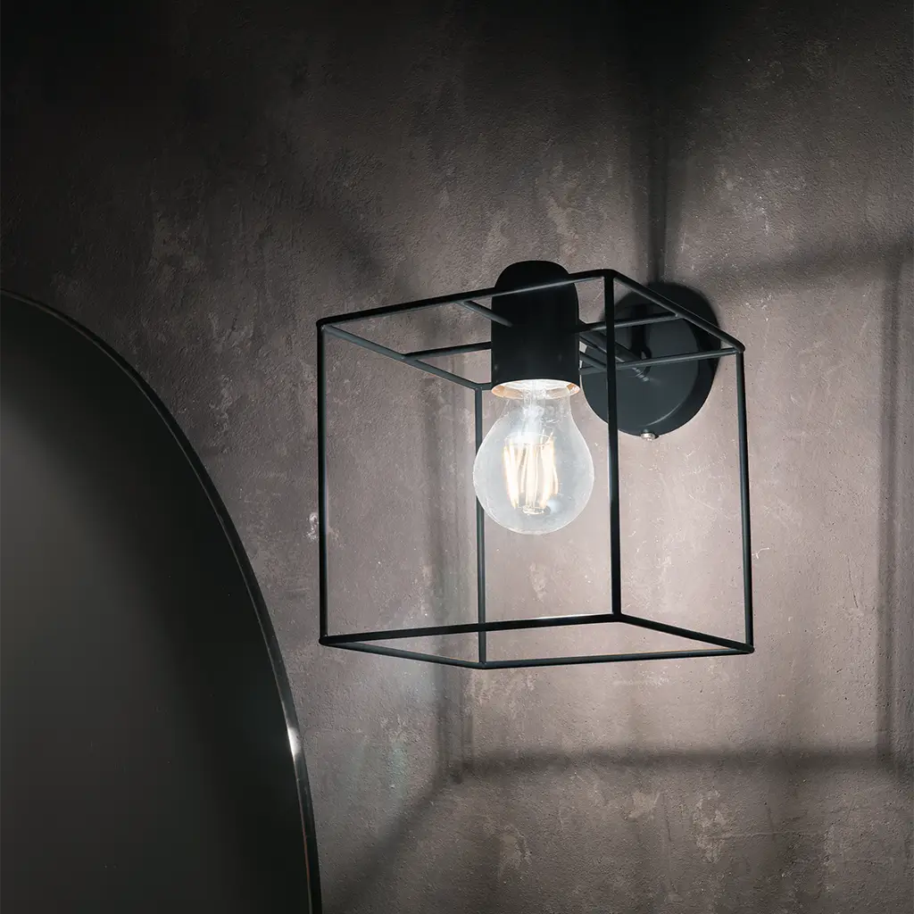 a202m cubotto led wall lamp metal e27 support 230v 1 