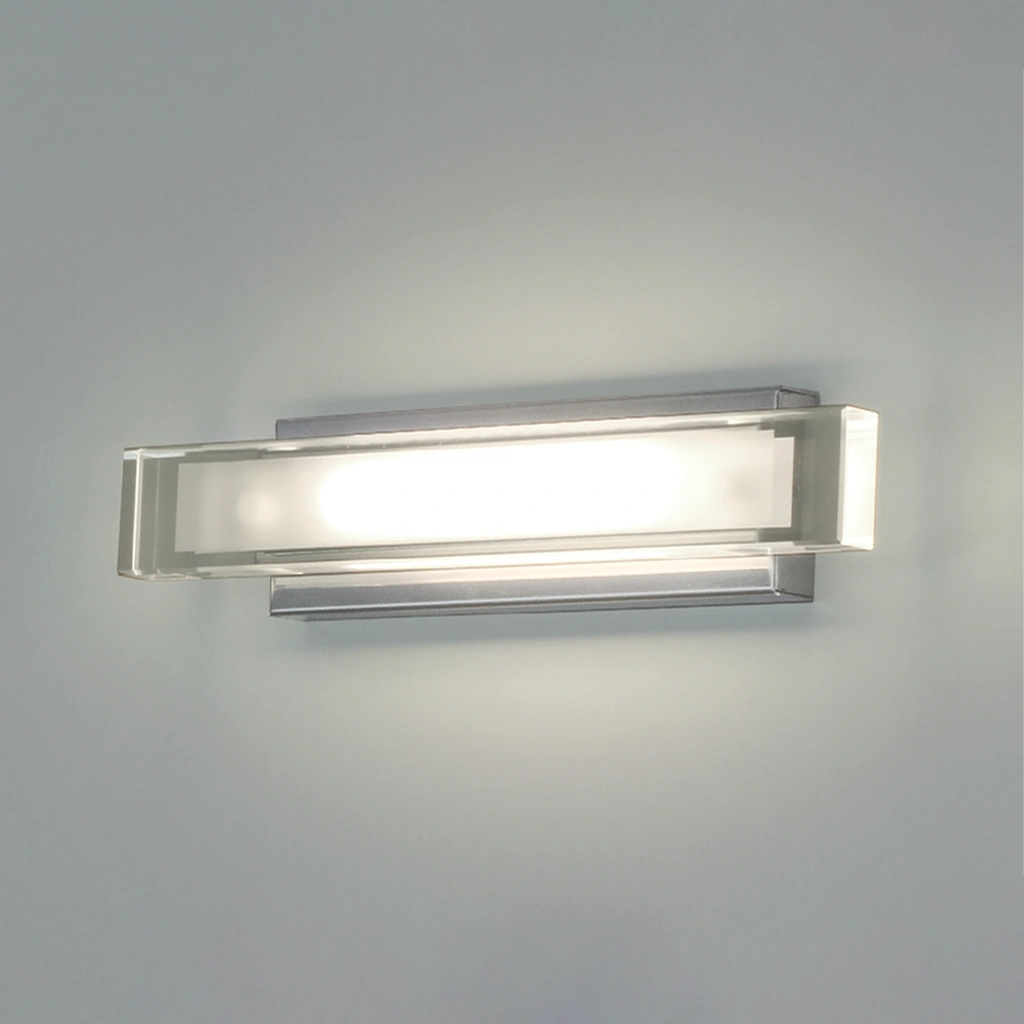 a30mk carol steel led wall lamp transparent glass 230v 1 