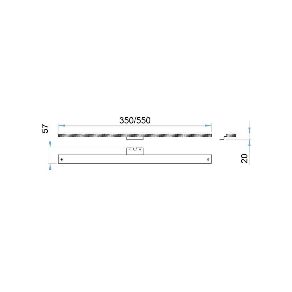 a42kal 350 venere steel led mirror lamp 24v 1 