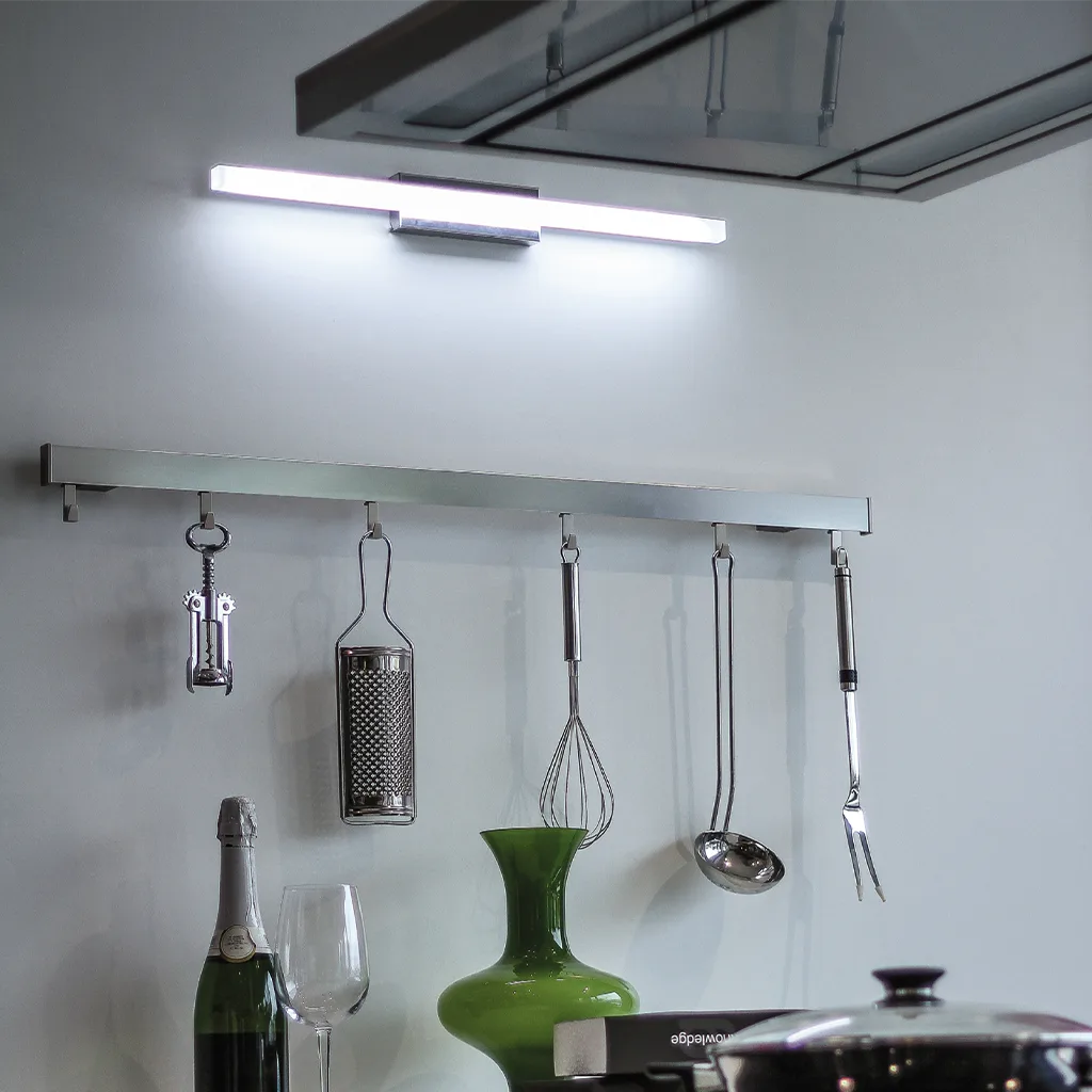 a74mk tani led wall lamp steel sandblasted methacrylate 230v 1 