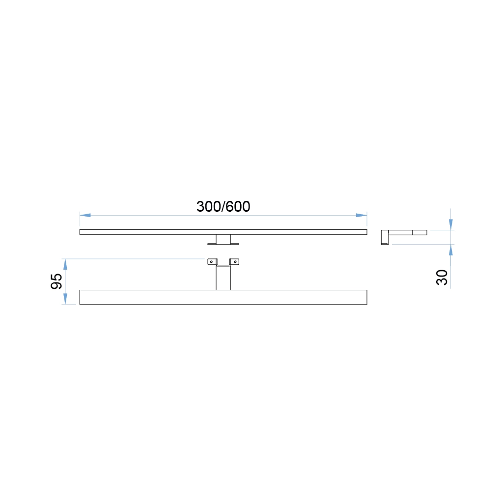 a101k 300 estra lampada led specchio cromata 350ma 24v 1 