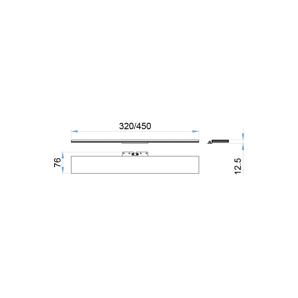 a142k 320 sink lampada led specchio metacrilato trasparente sabbiato 12v 1 