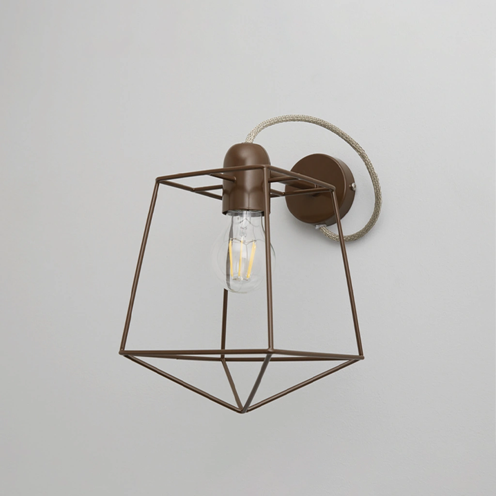 a201m lanterna lampada led parete metallo supporto e27 230v 1 