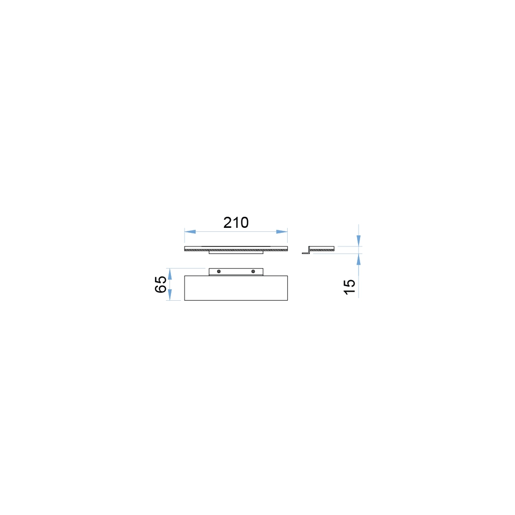 a27k flat lampada led specchio cromata 12v 1 