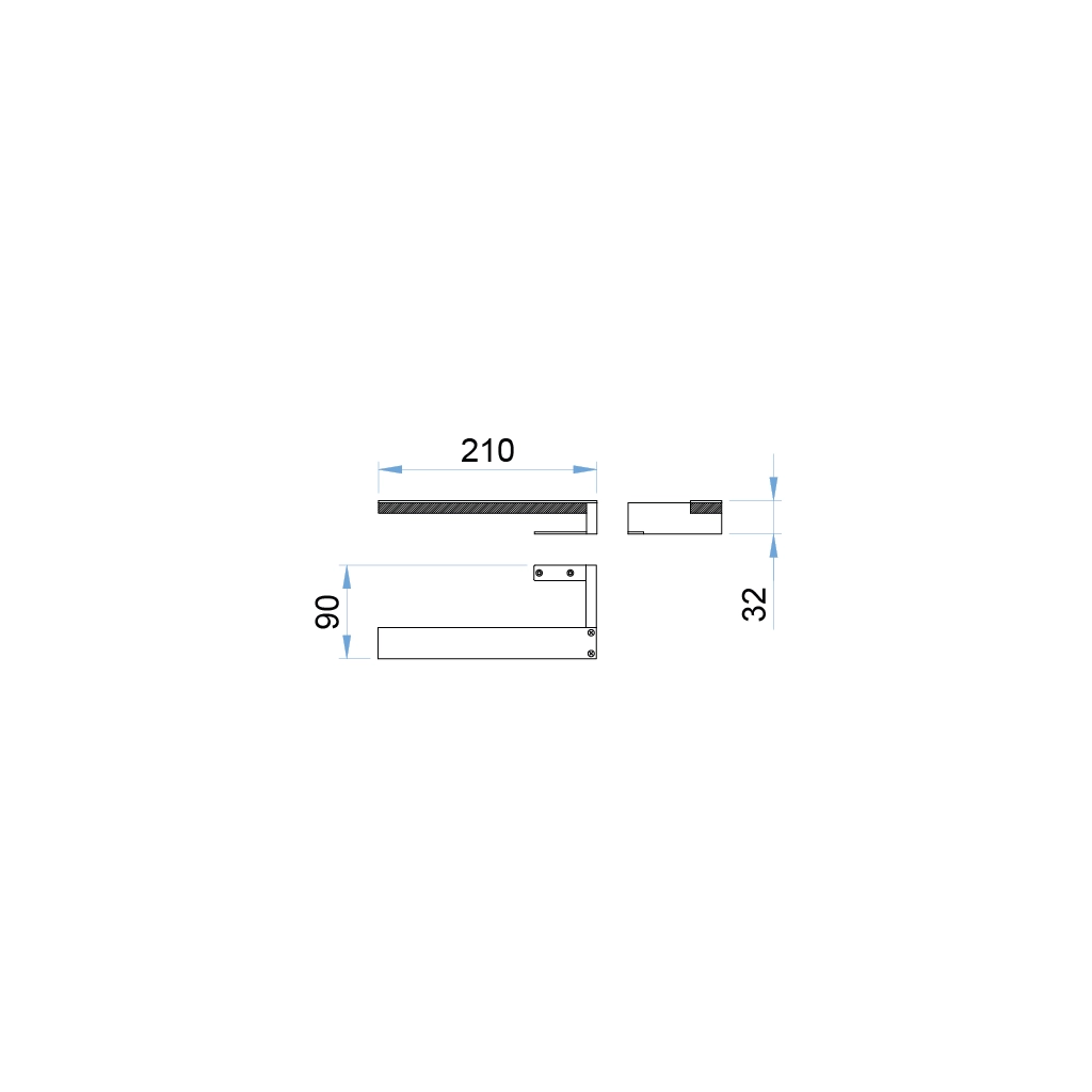 a57k rifle lampada led specchio cromata 24v 1 