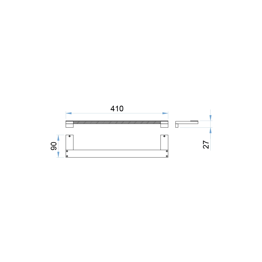 a58k alba lampada led specchio cromata 24v 1 