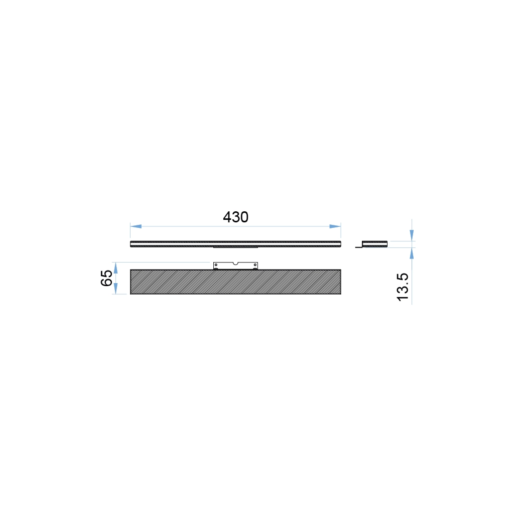 a72k tonga lampada led specchio cromata 24v 1 