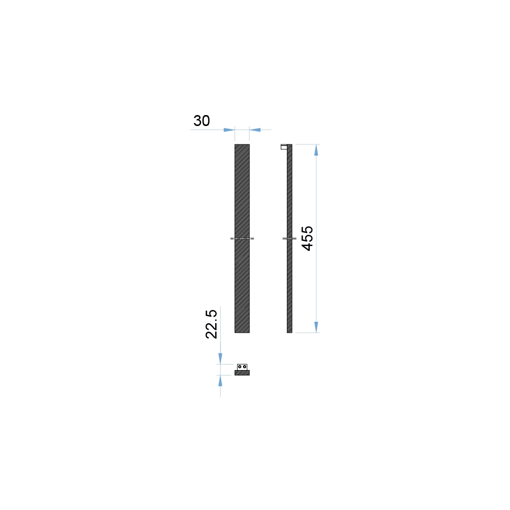 a99k whiteline lampada led specchio metacrilato opalino 24v 1 