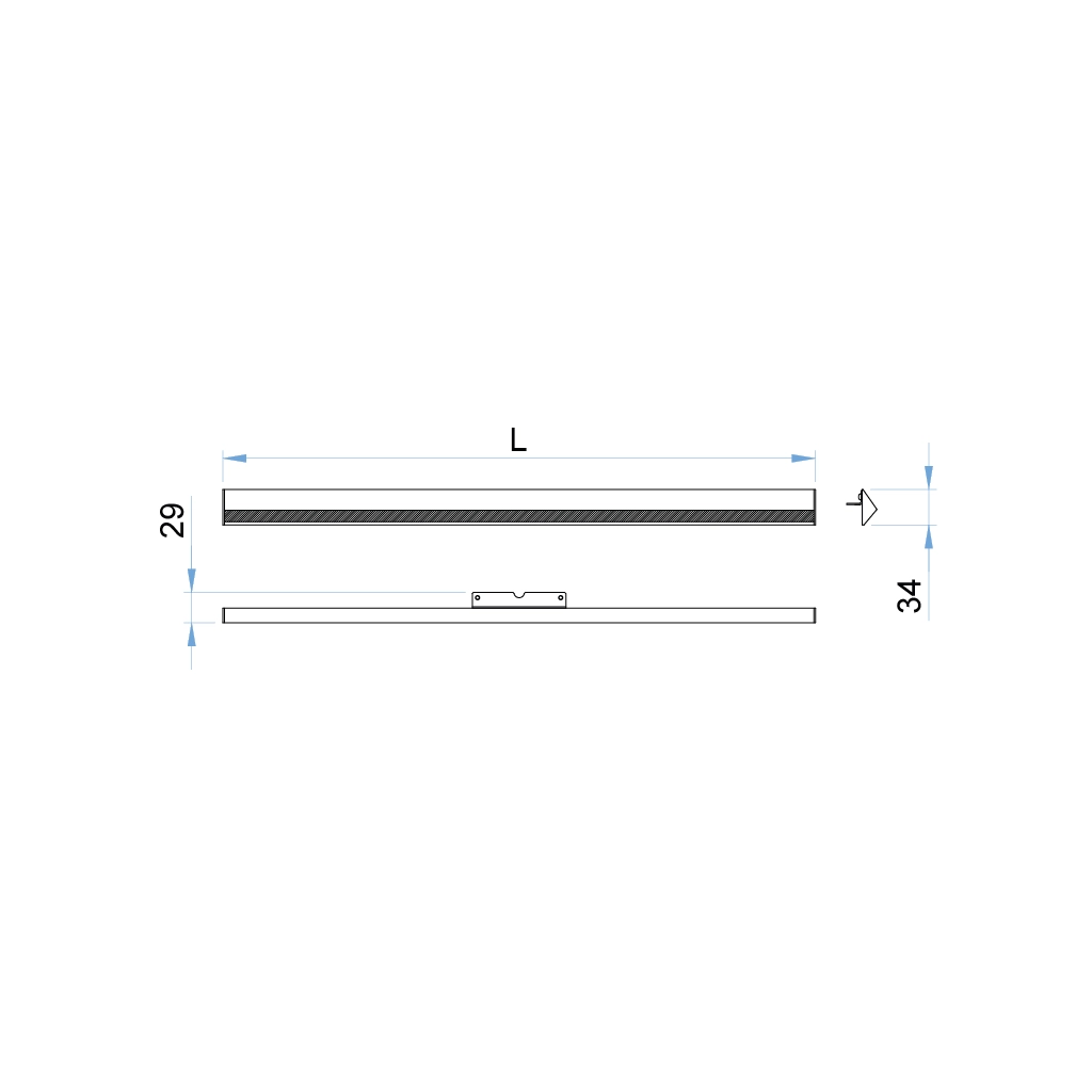 p44 k konea profilo led specchio custom 1 
