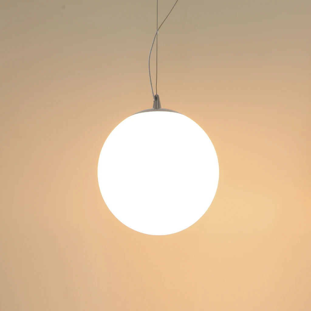 s400 samoa lampada led sospensione vetro bianco supporto e27 230v 1 