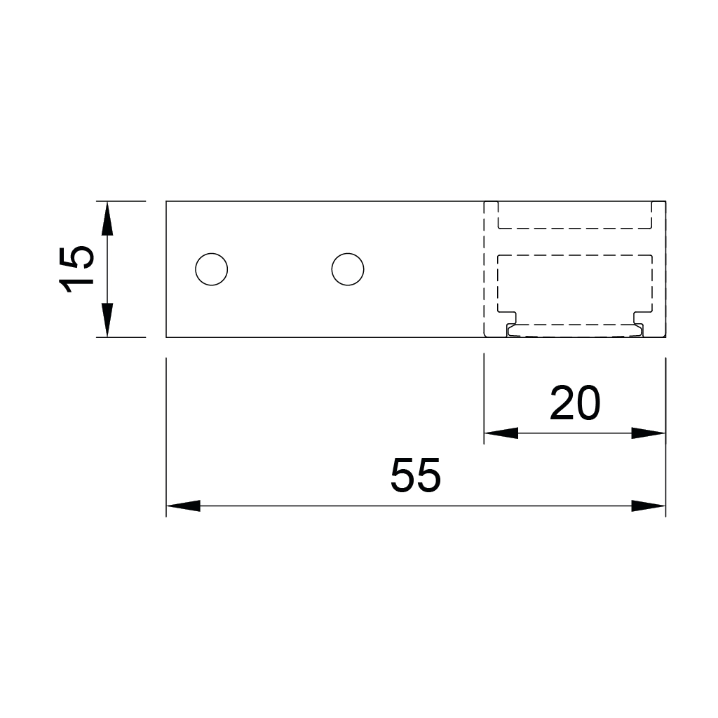 p27 bases external aluminum led profile base cabinet 1 