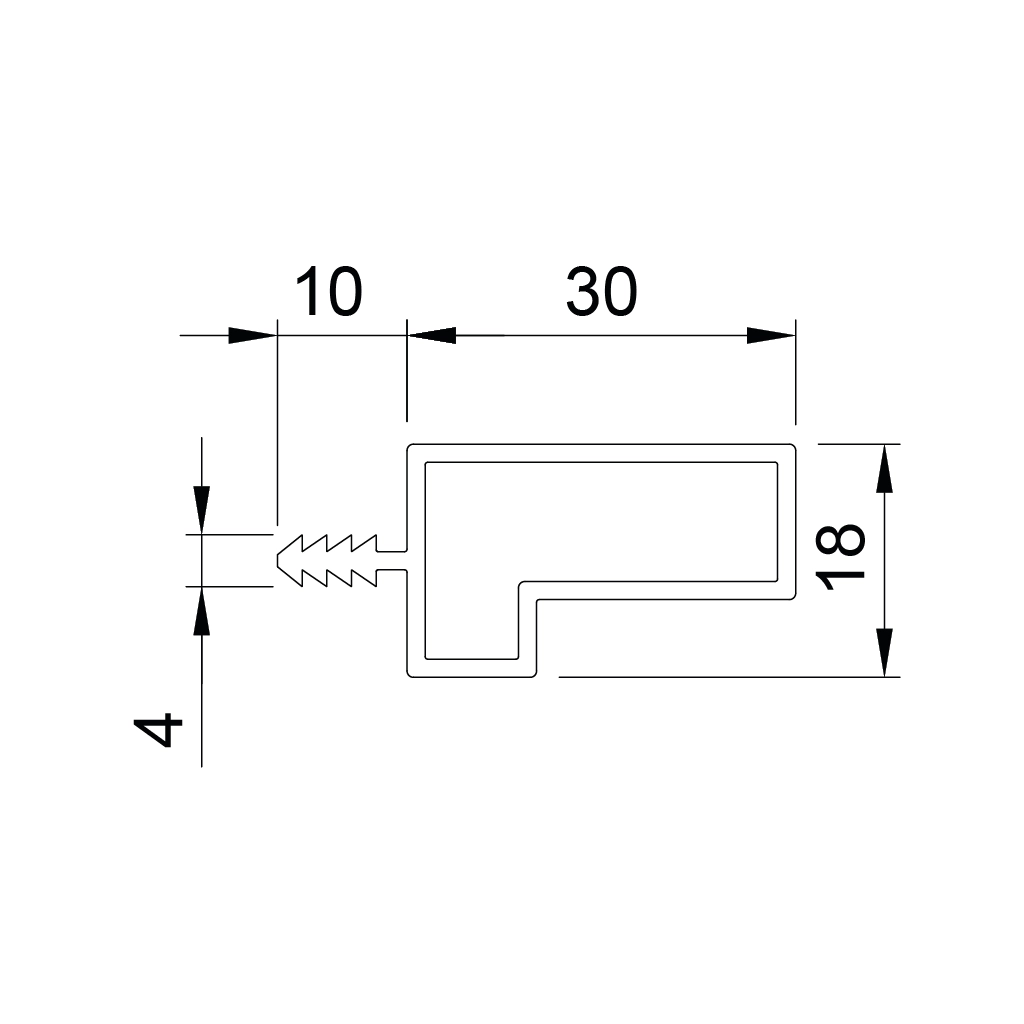 p28 patrol opal polycarbonate led profile cabinet 1 