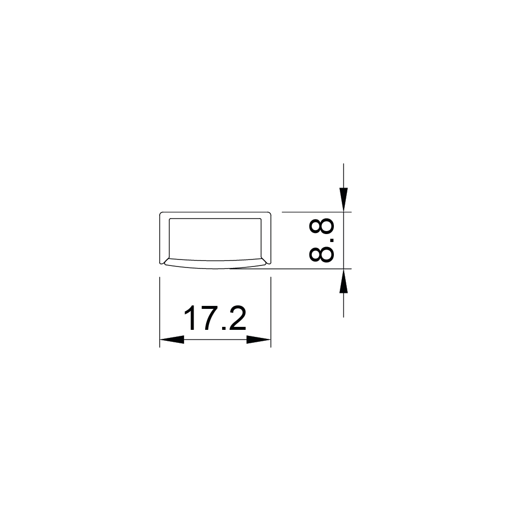 p51 itys external aluminum led profile 1 