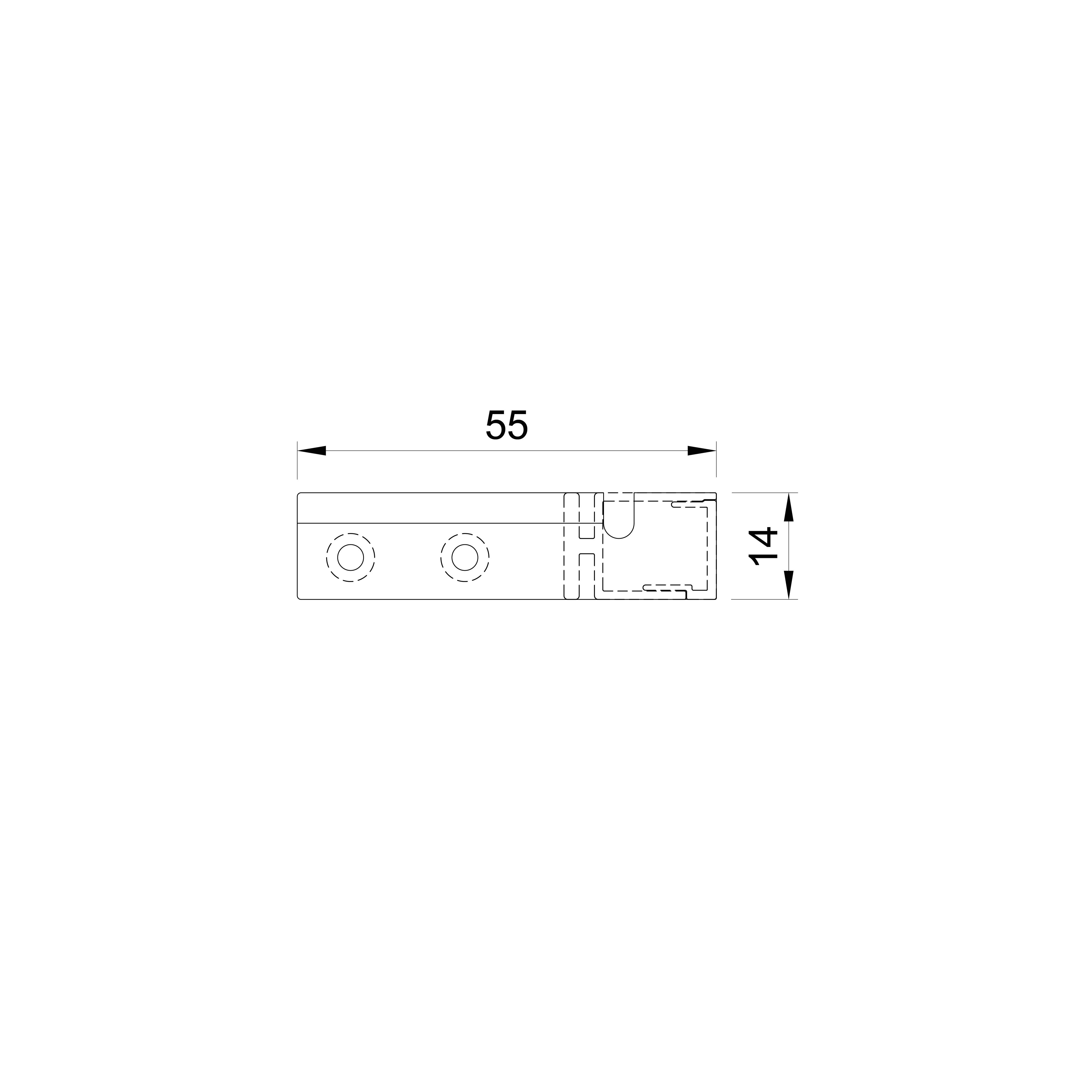 p90 oris external aluminum led profile 1 