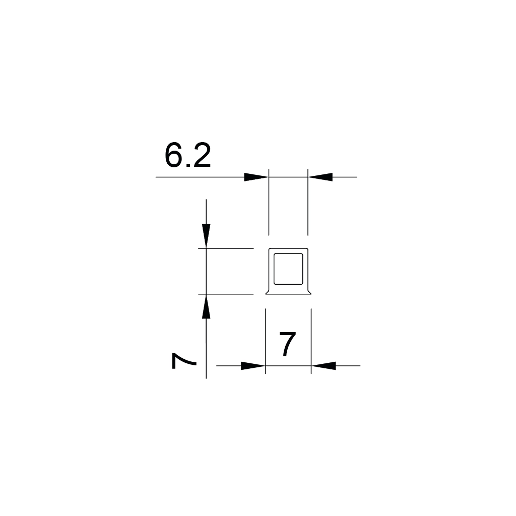 p97 sigma recessed polycarbonate led profile 1 