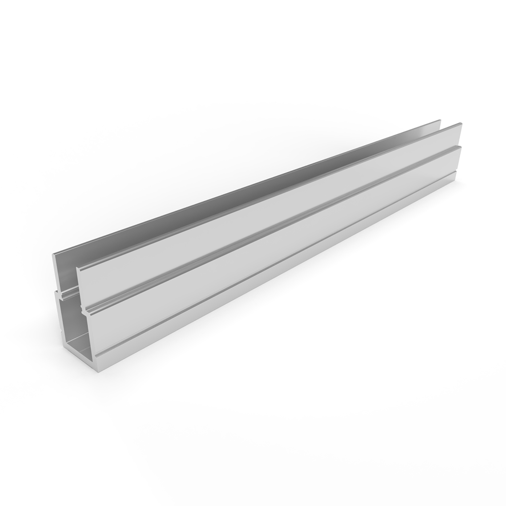 p10 bali profilo led alluminio ripiano vetro 1 