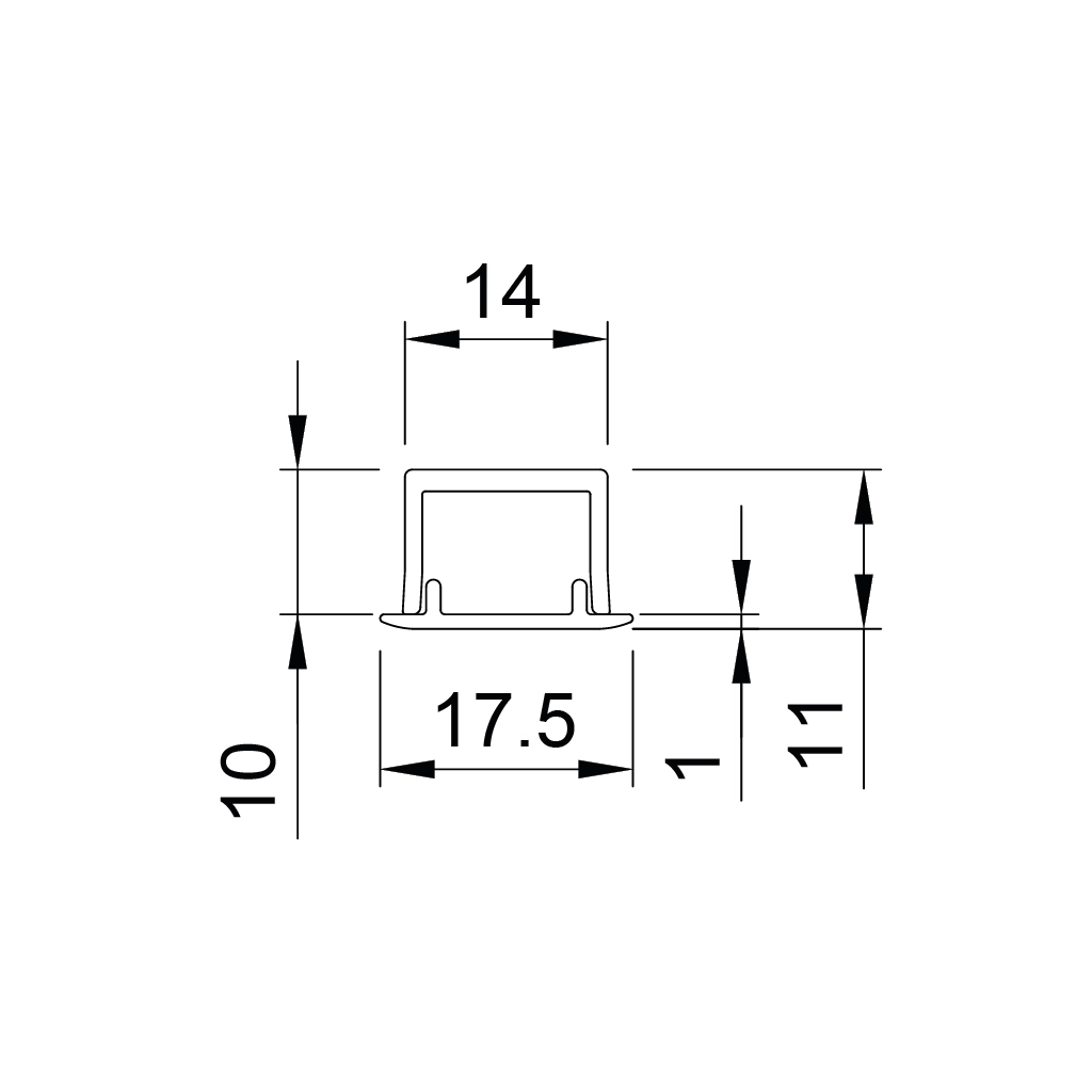 p42 kalos profilo led alluminio incasso 1 