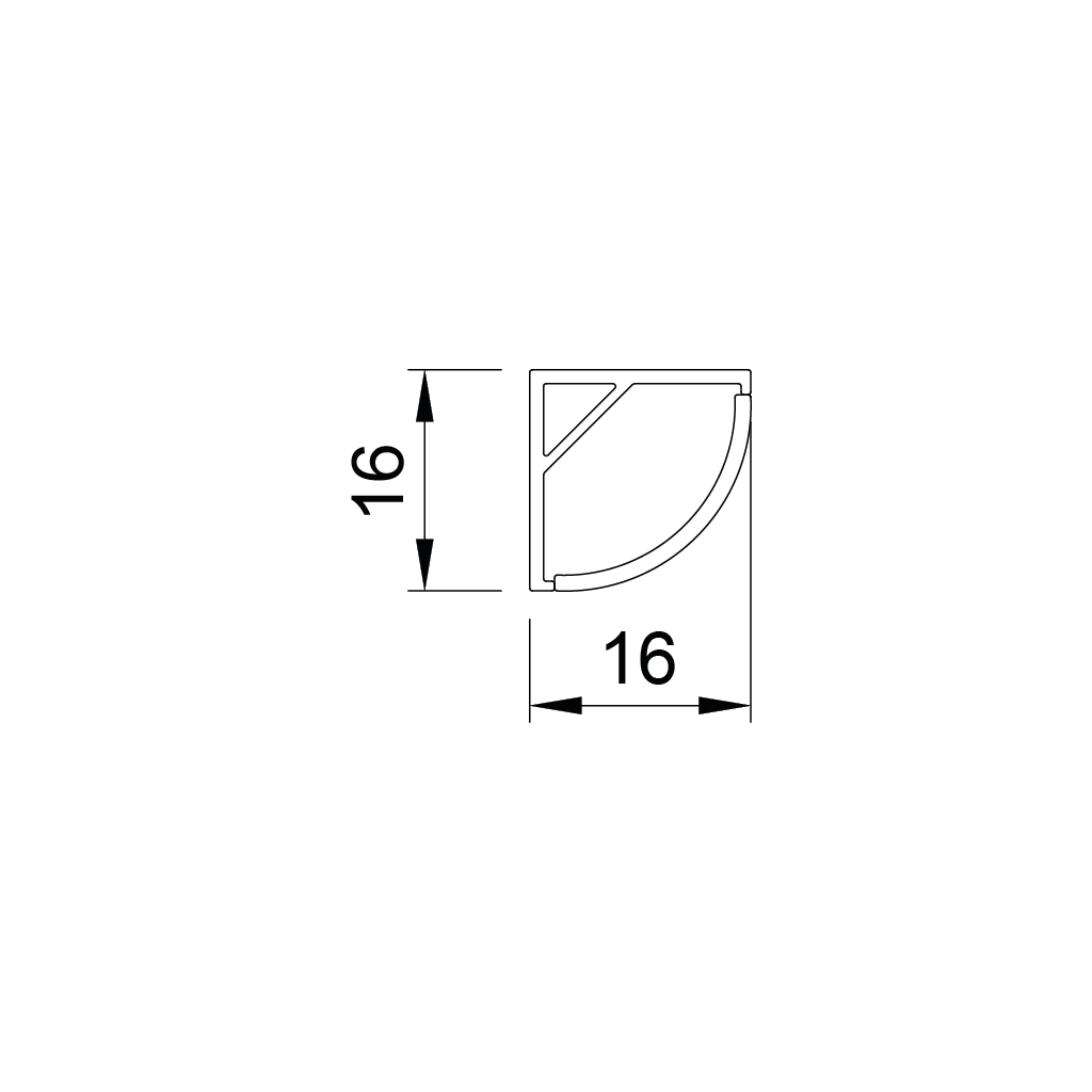 p53 klao profilo led alluminio esterno 1 