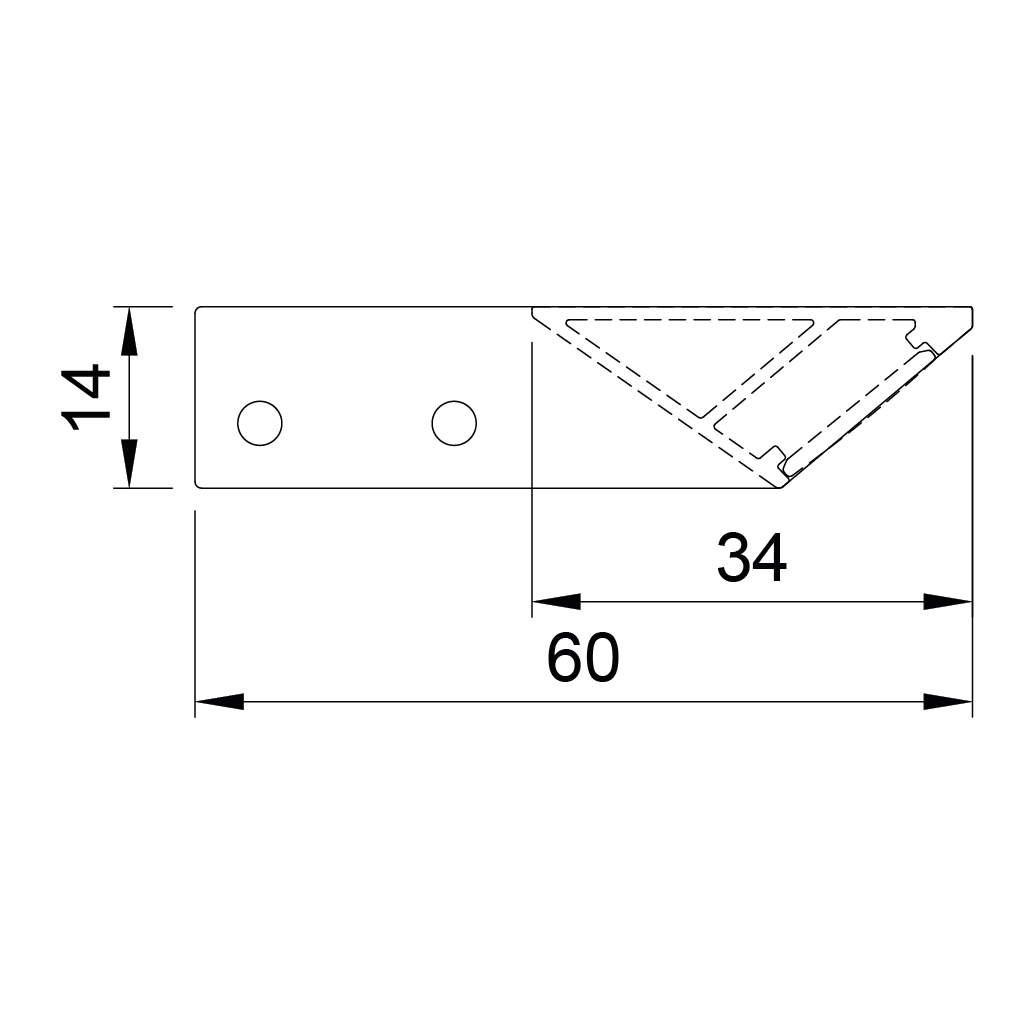 p61 koneo profilo led alluminio esterno basi 1 