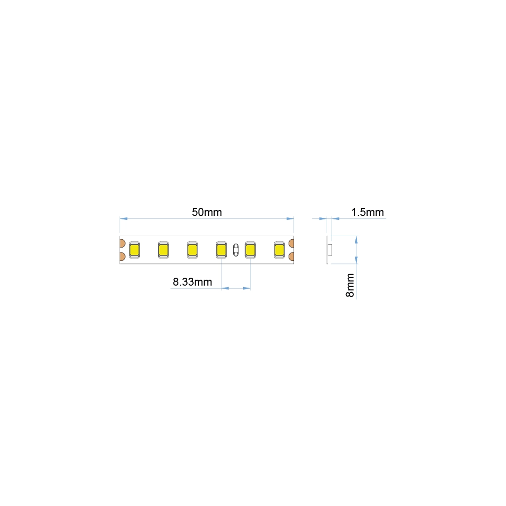 st26 led strip ip20 white pro ul listed 24v 1 