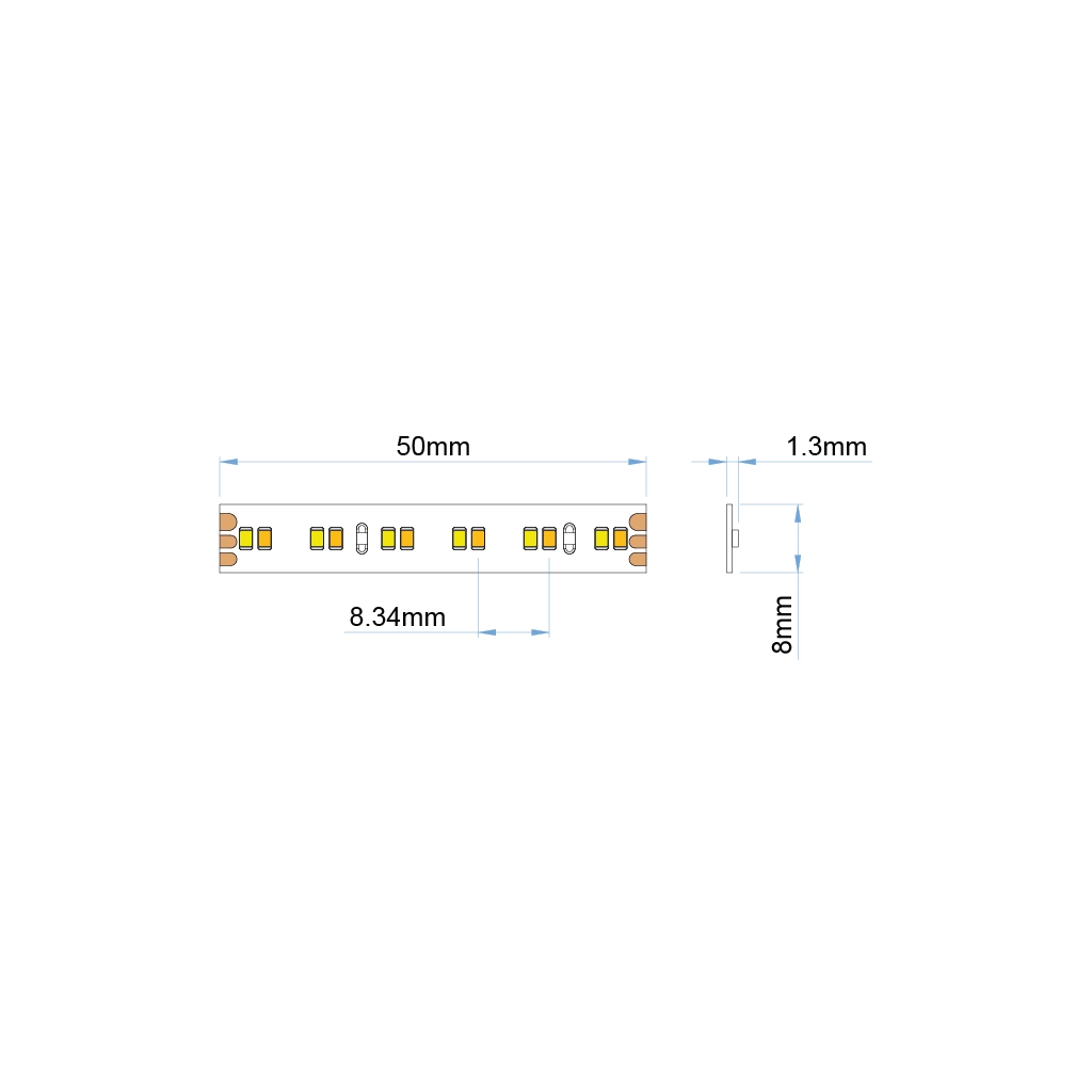 st50 tw led strip ip20 tunable white ul listed 24v 1 