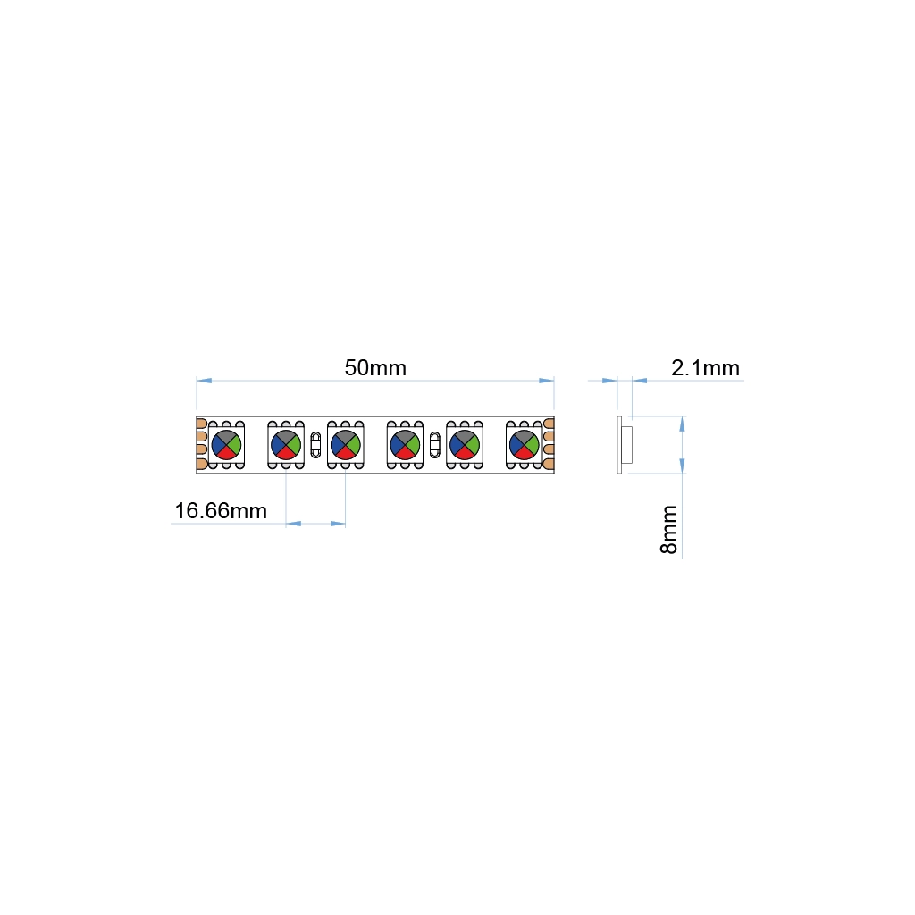 st53 rgb 24 led strip ip20 rgb ul listed 24v 1 