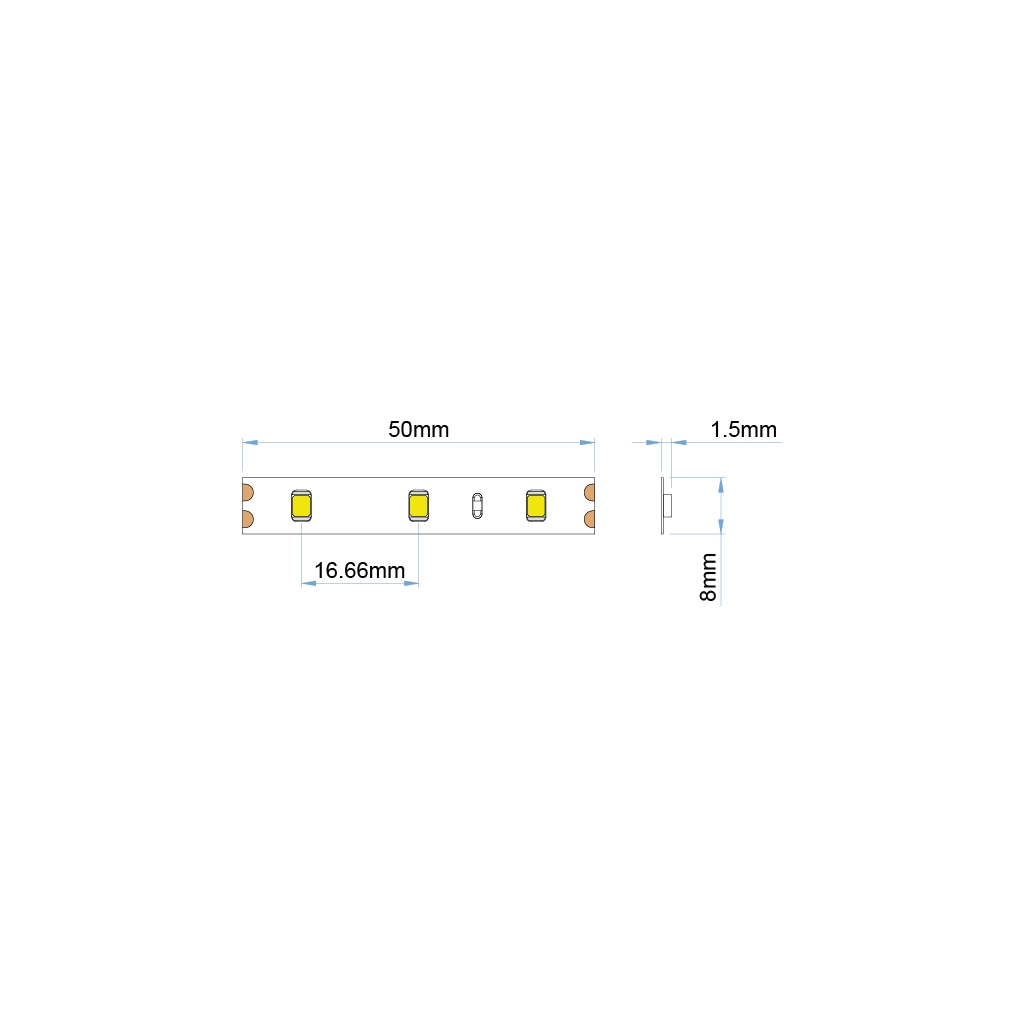 st27 12 strip led ip20 white pro ul listed 12v 1 