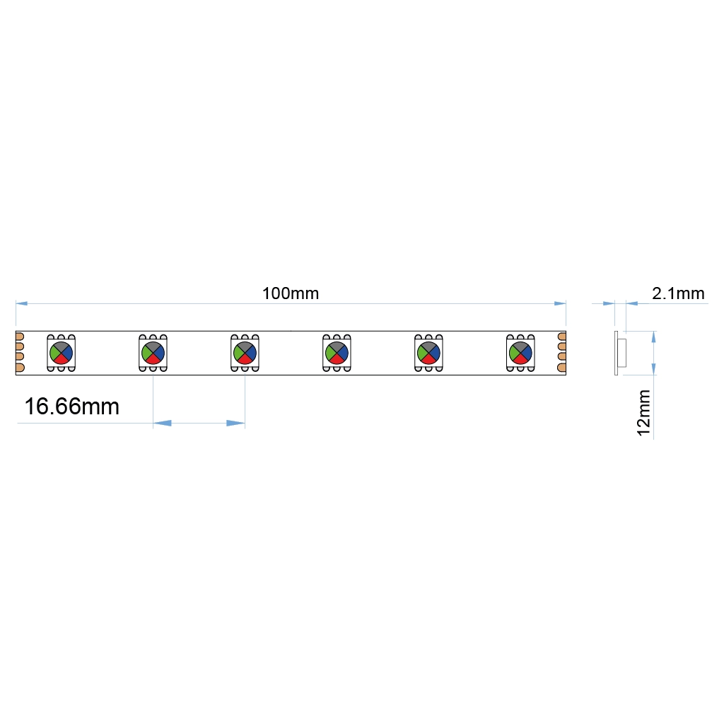 st53 rgb w strip led ip20 rgb ul listed 24v 1 
