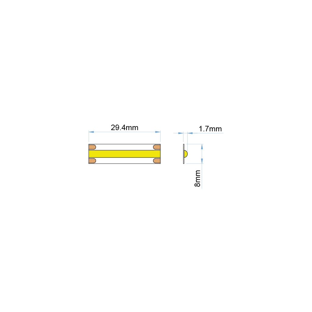 st82 strip led ip20 cof ul listed 24v 1 